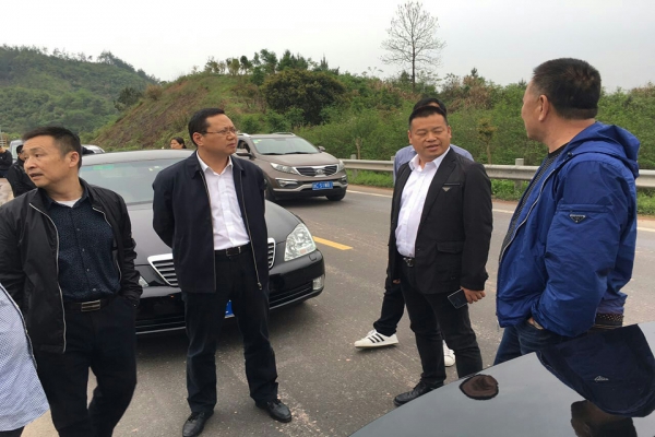 4.14蓮都區領導赴現場調研，關心支持公司發展后勁